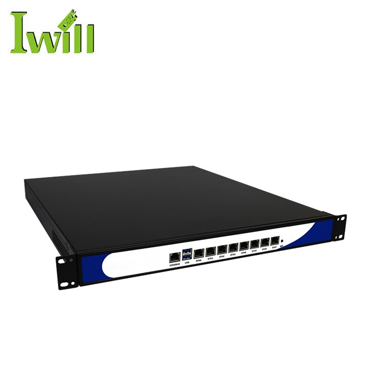 1U 19 tommer Rackmount Network Applince Applince