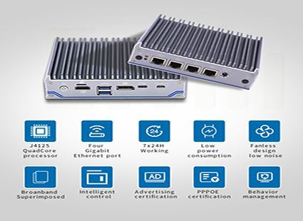 4 Lan J4125 Quad Core Processor Firewall Mini -pc